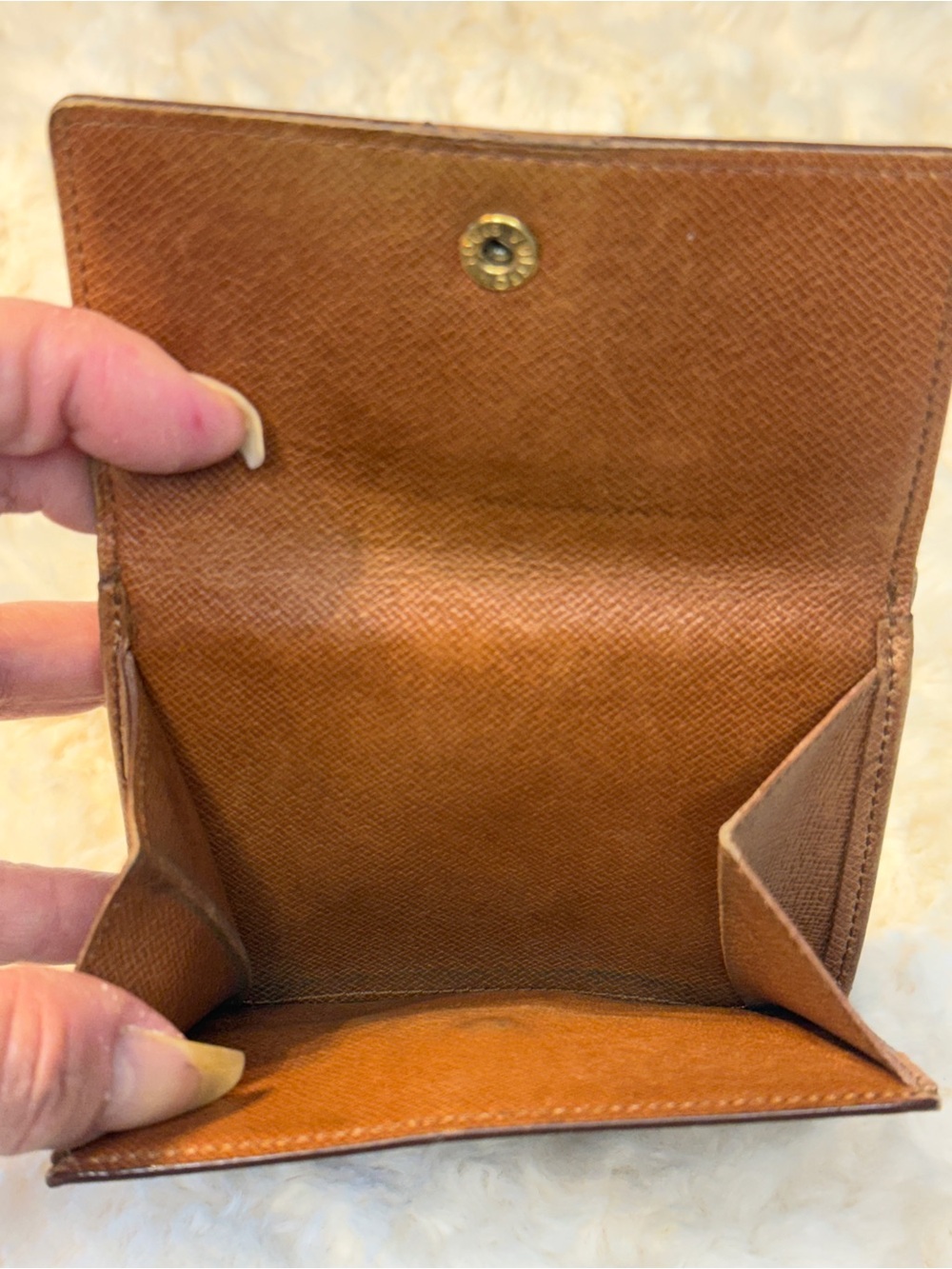 Authentic Louis Vuitton Monogram Trifold Wallet Snap Closure - Picture 7 of 15